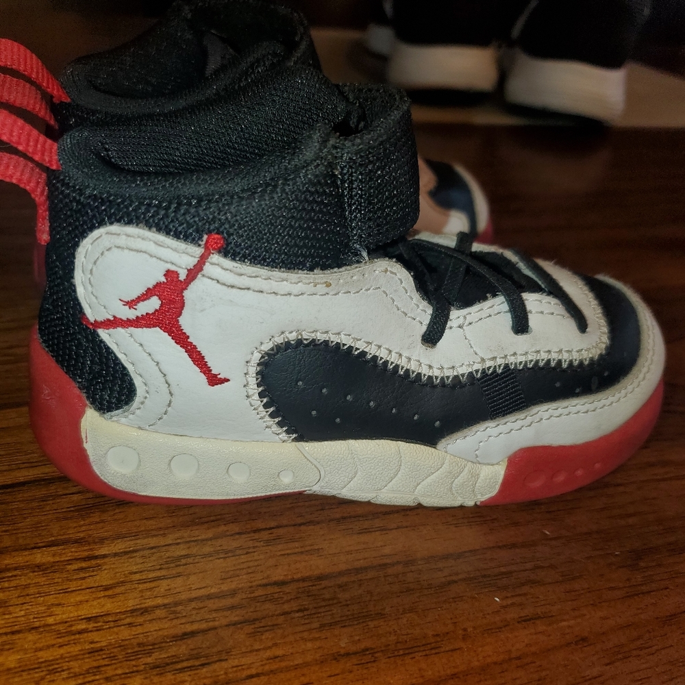 Jordan Pro RX white/red/black. Toddler size 7C.